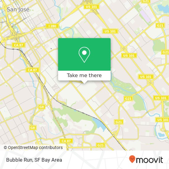 Bubble Run map