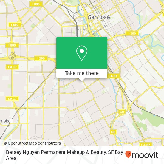 Betsey Nguyen Permanent Makeup & Beauty map