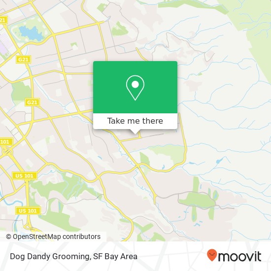 Dog Dandy Grooming map