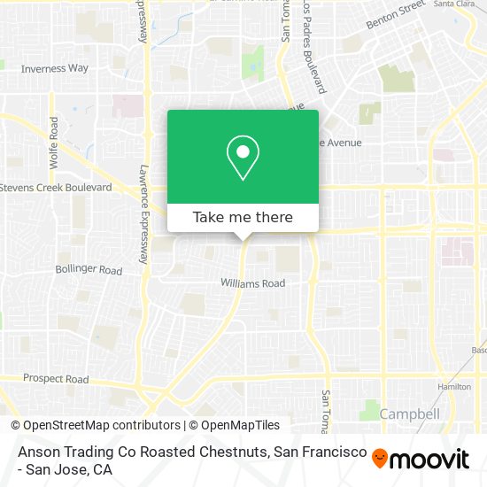 Anson Trading Co Roasted Chestnuts map