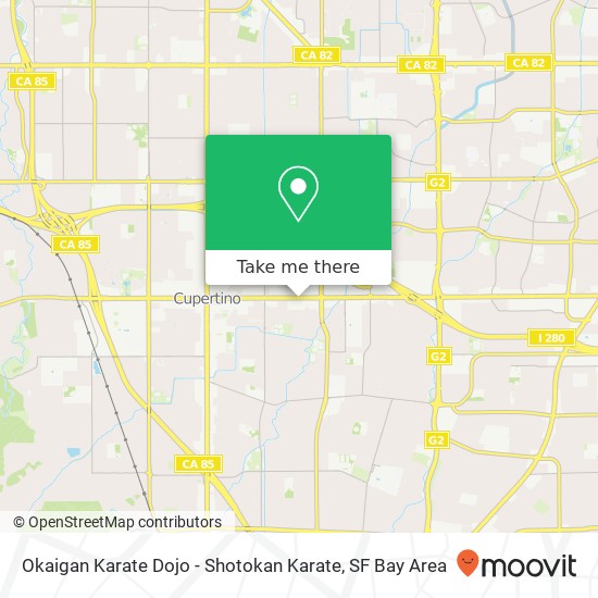 Okaigan Karate Dojo - Shotokan Karate map