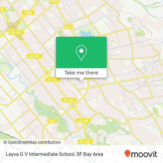 Leyva G V Intermediate School map