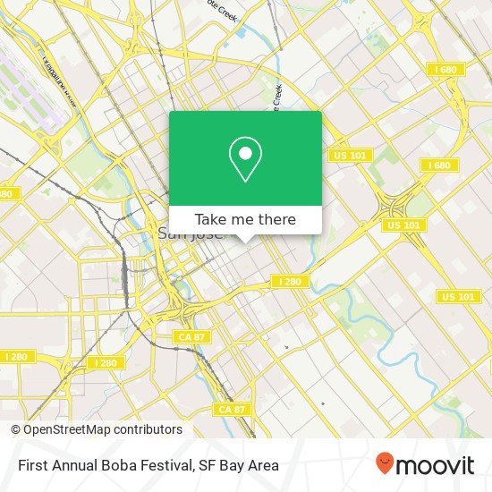 First Annual Boba Festival map