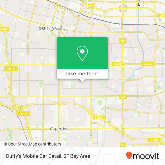 Mapa de Duffy's Mobile Car Detail