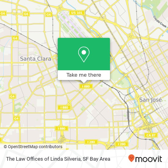 Mapa de The Law Offices of Linda Silveria