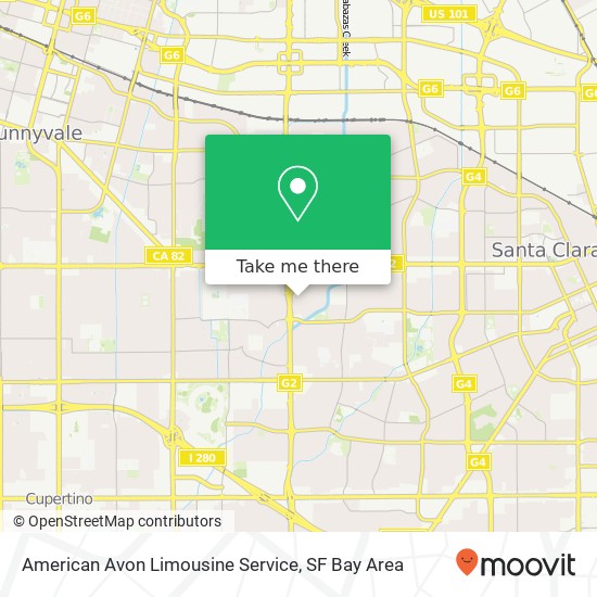 American Avon Limousine Service map