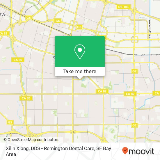 Xilin Xiang, DDS - Remington Dental Care map