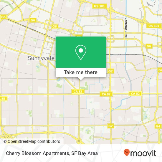 Mapa de Cherry Blossom Apartments