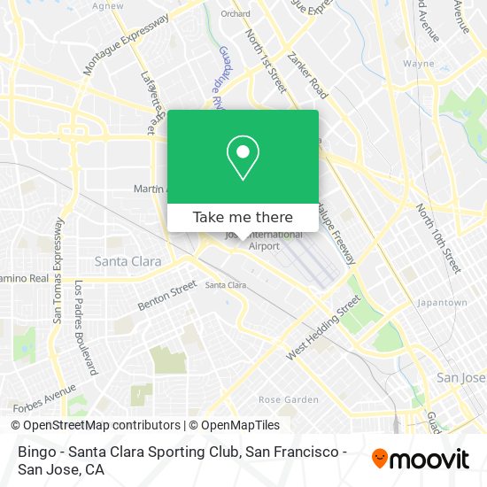 Bingo - Santa Clara Sporting Club map