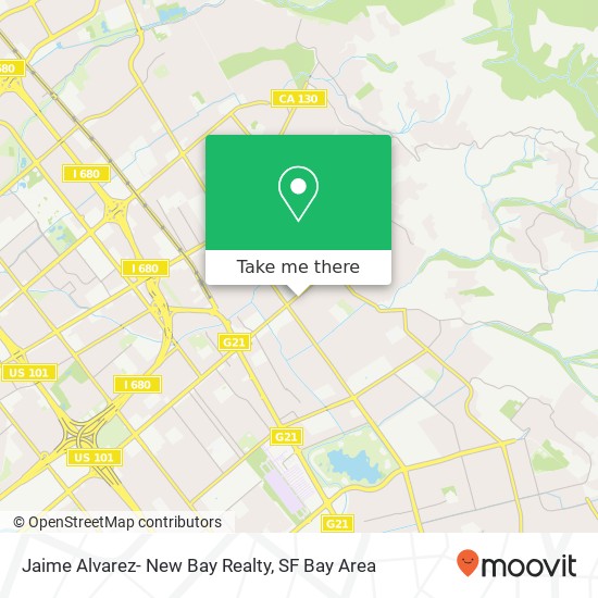 Mapa de Jaime Alvarez- New Bay Realty