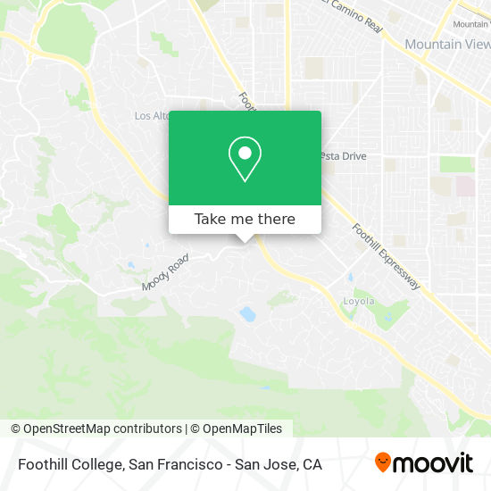 Foothill College map