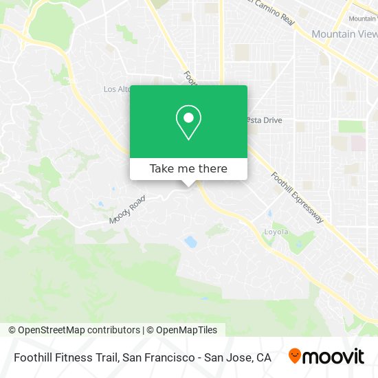 Mapa de Foothill Fitness Trail