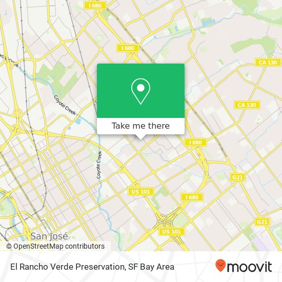 El Rancho Verde Preservation map