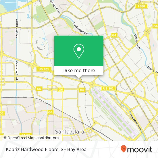 Kapriz Hardwood Floors map