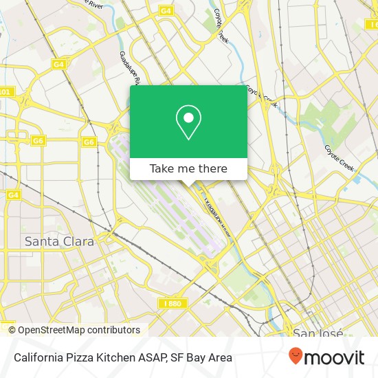 California Pizza Kitchen ASAP map