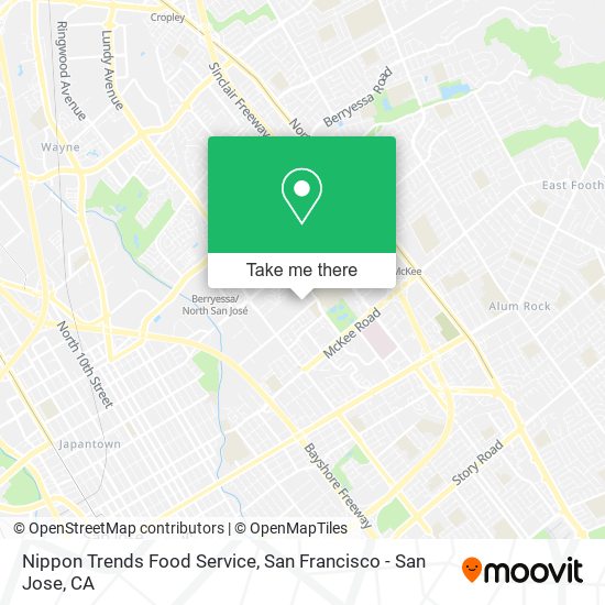 Nippon Trends Food Service map