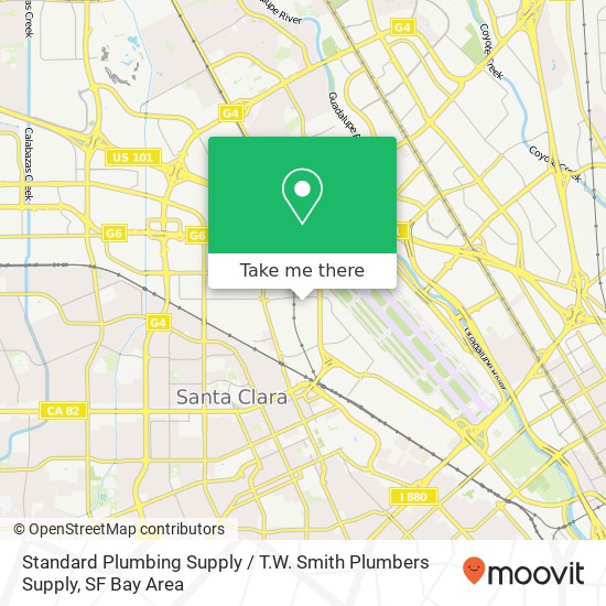 Standard Plumbing Supply / T.W. Smith Plumbers Supply map