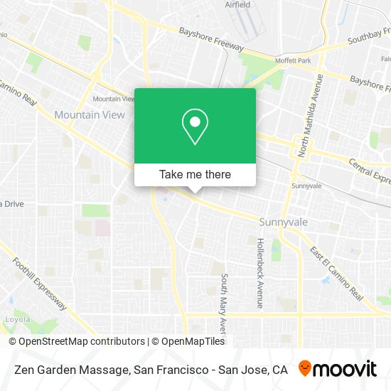 Zen Garden Massage map