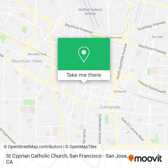 St Cyprian Catholic Church map