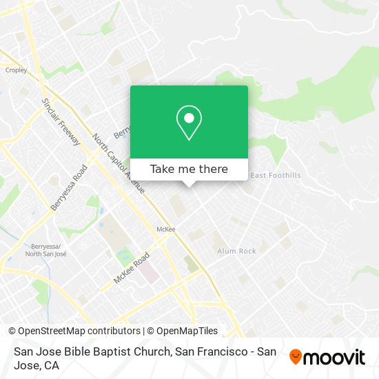 Mapa de San Jose Bible Baptist Church
