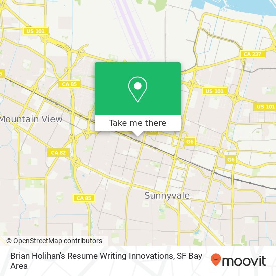 Mapa de Brian Holihan's Resume Writing Innovations