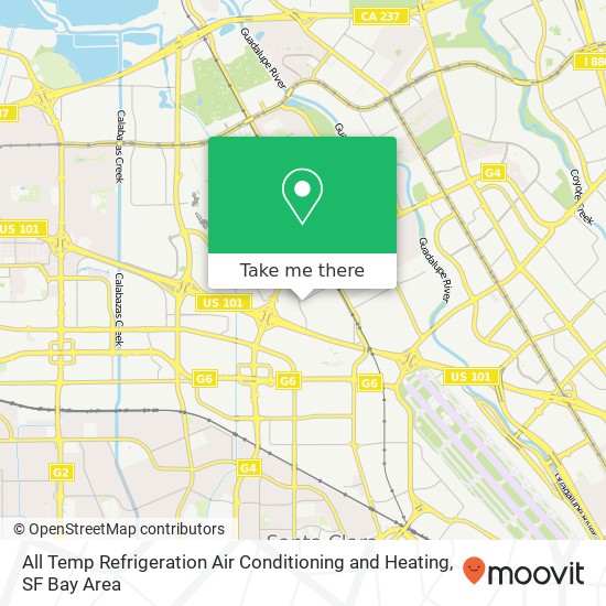 All Temp Refrigeration Air Conditioning and Heating map