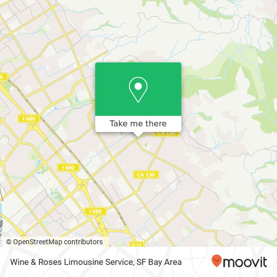 Mapa de Wine & Roses Limousine Service