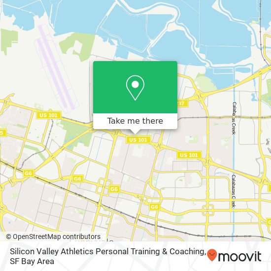 Silicon Valley Athletics Personal Training & Coaching map