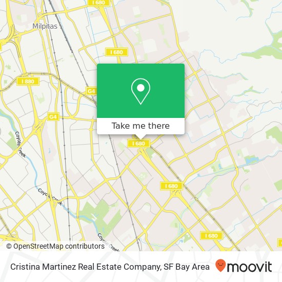 Cristina Martinez Real Estate Company map
