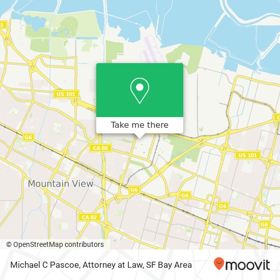 Michael C Pascoe, Attorney at Law map