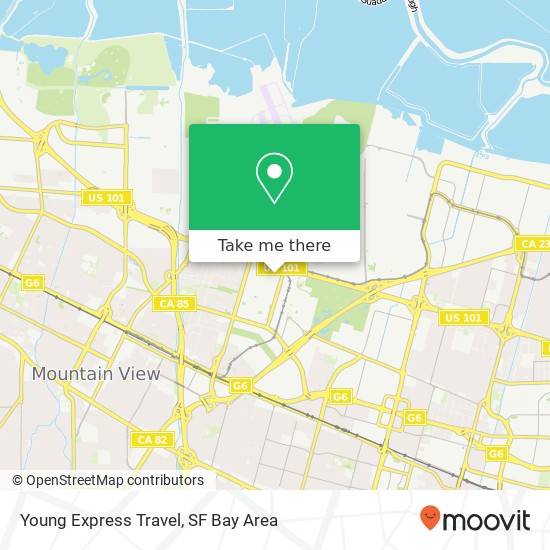 Young Express Travel map