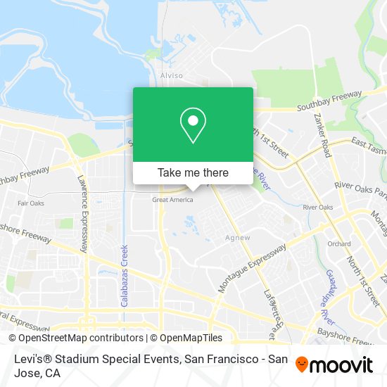 Mapa de Levi's® Stadium Special Events