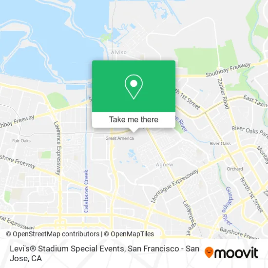 Levi's® Stadium Special Events map