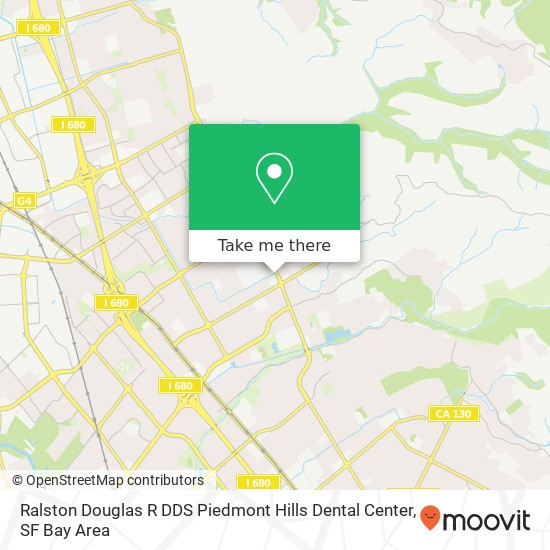 Ralston Douglas R DDS Piedmont Hills Dental Center map