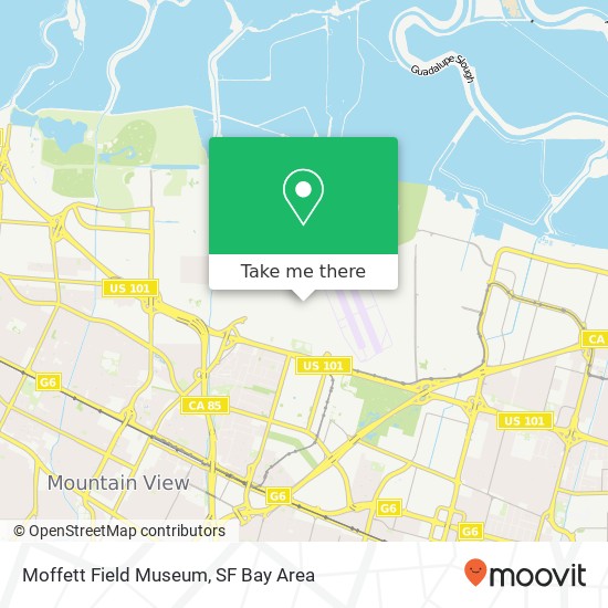 Moffett Field Museum map