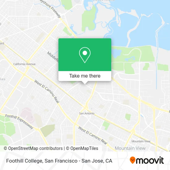Foothill College map