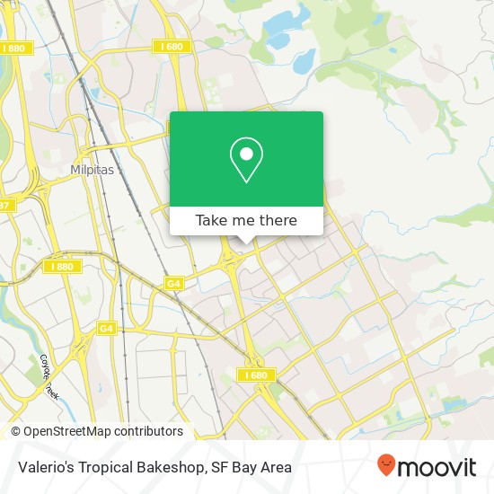 Mapa de Valerio's Tropical Bakeshop