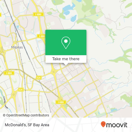 McDonald's map