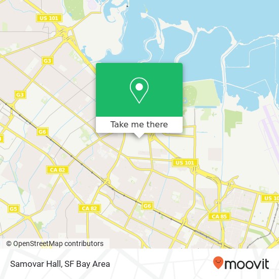 Samovar Hall map