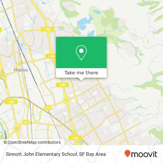 Sinnott John Elementary School map