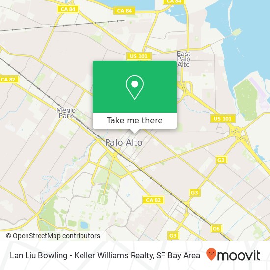 Lan Liu Bowling - Keller Williams Realty map