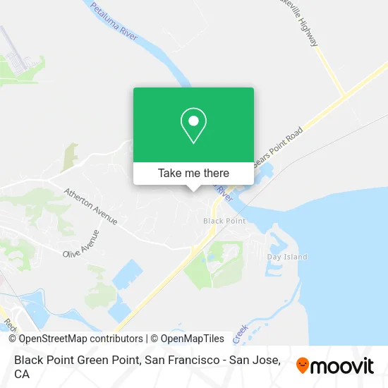 Black Point Green Point map