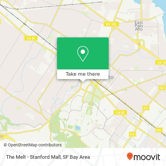 The Melt - Stanford Mall map