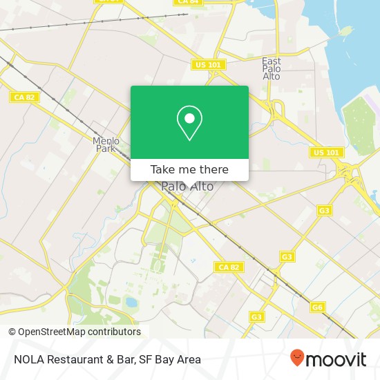 Mapa de NOLA Restaurant & Bar