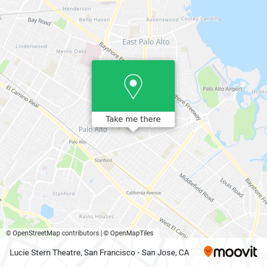 Lucie Stern Theatre map