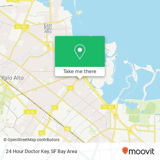 Mapa de 24 Hour Doctor Key