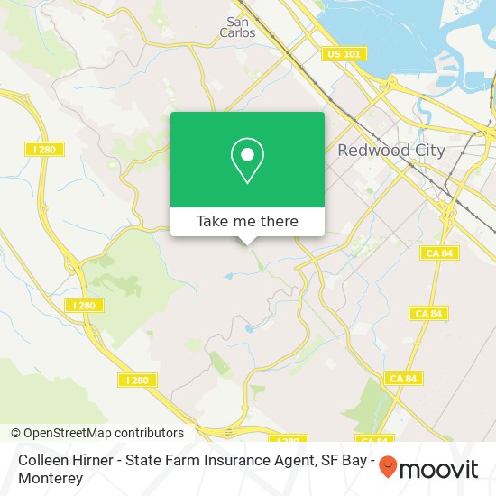 Mapa de Colleen Hirner - State Farm Insurance Agent