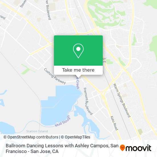 Ballroom Dancing Lessons with Ashley Campos map