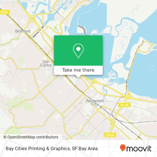 Bay Cities Printing & Graphics map