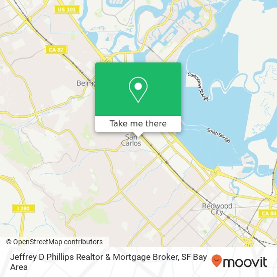 Jeffrey D Phillips Realtor & Mortgage Broker map
